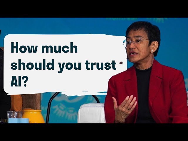 Are you being manipulated by AI? | Maria Ressa