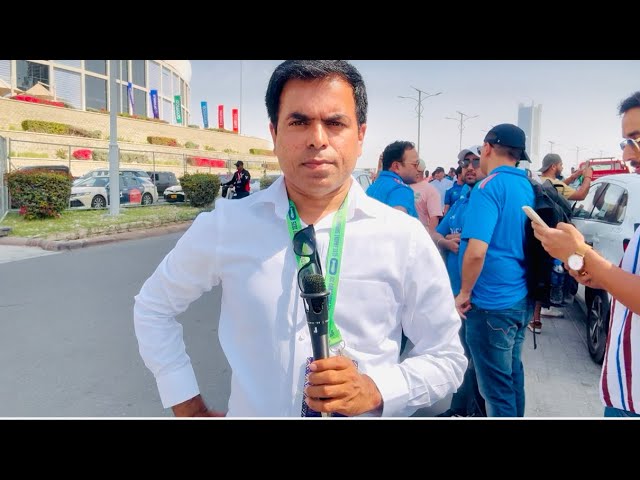 Dubai LIVE 🔴 Indian fans looks sad before Match | Pakistan is ready to beat India | BIG match