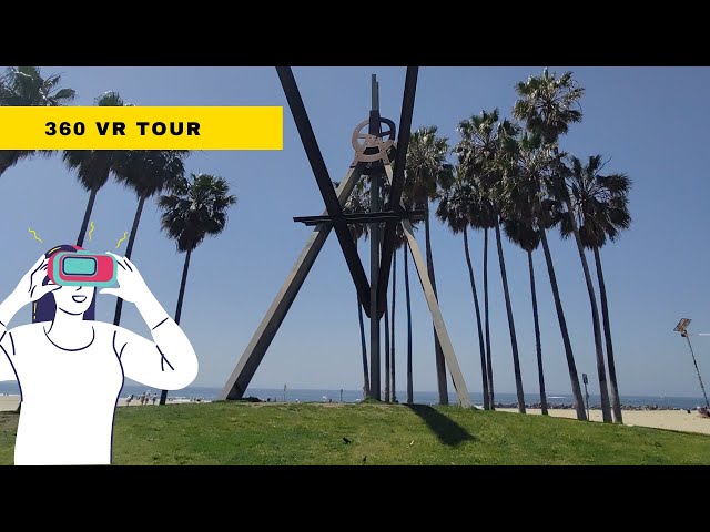 Venice Beach Sculpture Mark di Suvero Declaration in 360 VR