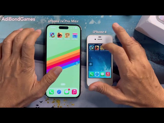 iPhone 14 Pro Max vs iPhone 4