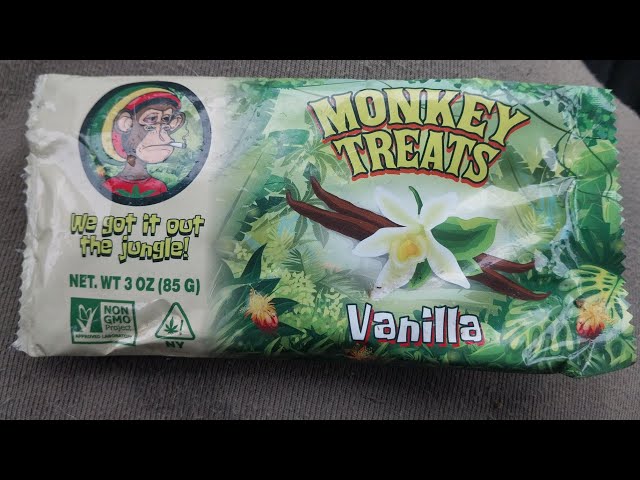 Vanilla Monkey Treat by MonkeyTreatsTHC Food / Drink Review ( Edible Snack Review )