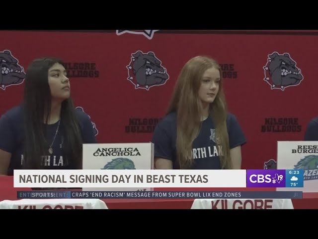 East Texas athletes sign to universities across the nation on Signing Day