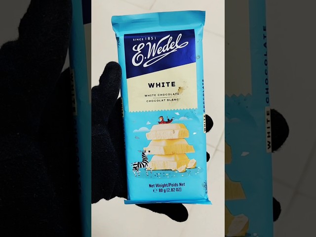 E.Wedel White Chocolate 🍫 #shorts #viral #trending #chocolate #candy