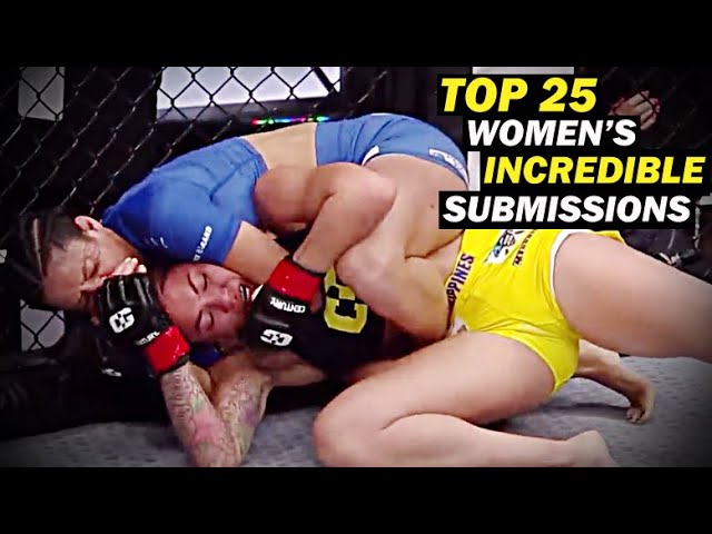 Top 25 Women's MMA Incredible Submissions