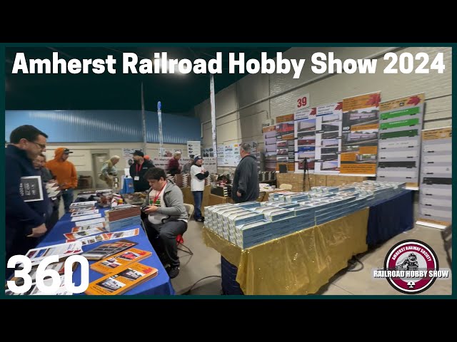 Amherst Railroad Hobby Show 2024 | 360 degree walkthough experience of the Better Living Center