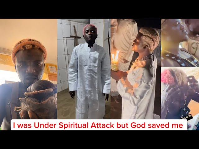 "I Was Under Spiritual Attack" says Portable as He Visits Celestial Church & Seeks Help from Falana