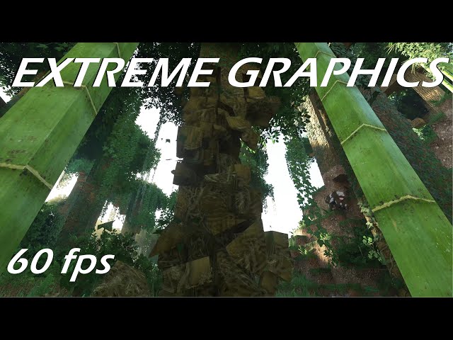 Patrix 256x textures, ray tracing, realistic physics 4K 60fps  - Minecraft EXTREME GRAPHICS