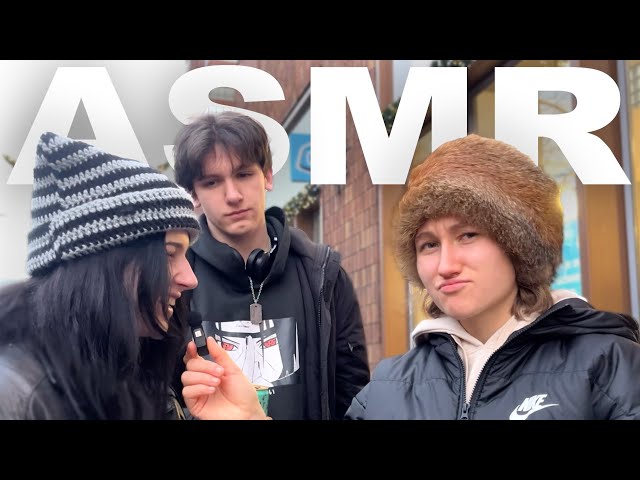 ASMR in the Netherlands (with strangers)