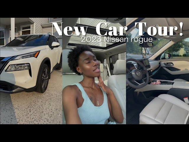 HE BROUGHT ME A NEW CAR! ♡ 6 month update | MOM-CAR TOUR | 2023 Nissan Rouge SL premium