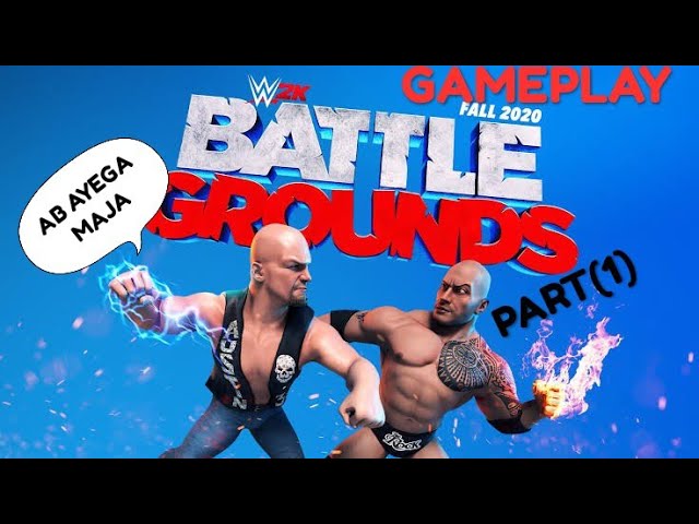 (part1) wwe 2k battelground- with somubhai live!!!!