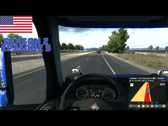 American truck simulator Season 2 Episode 5 International lt gameplay