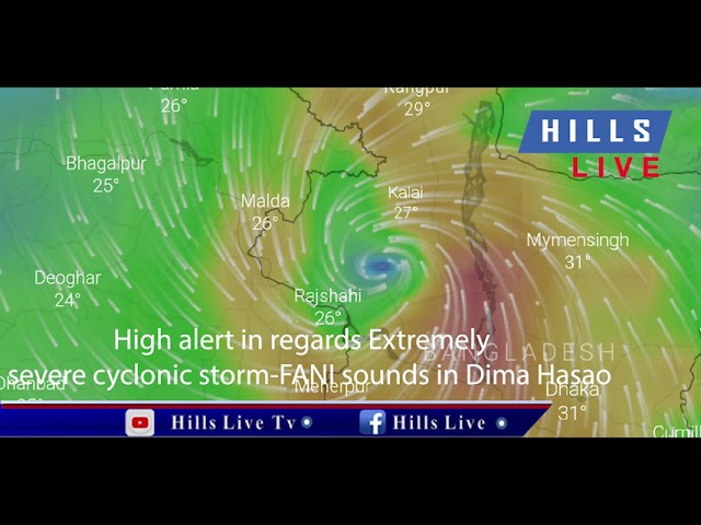 High alert in regards Extremely severe cyclonic storm-FANI sounds in Dima Hasao