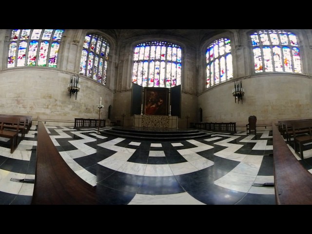 King's College Chapel 360VR - Cambridge, England - 360 Video [Stock Footage] $350