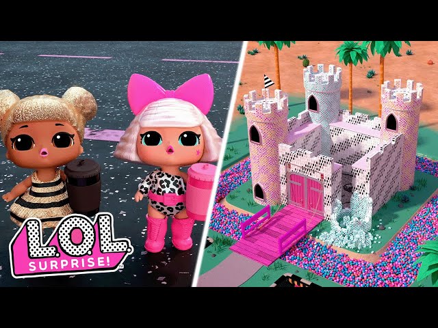 Giant Little Cup Castle🥤🏰 | LOL Tots Episode 2 | L.O.L. Surprise! Tots Road Trip