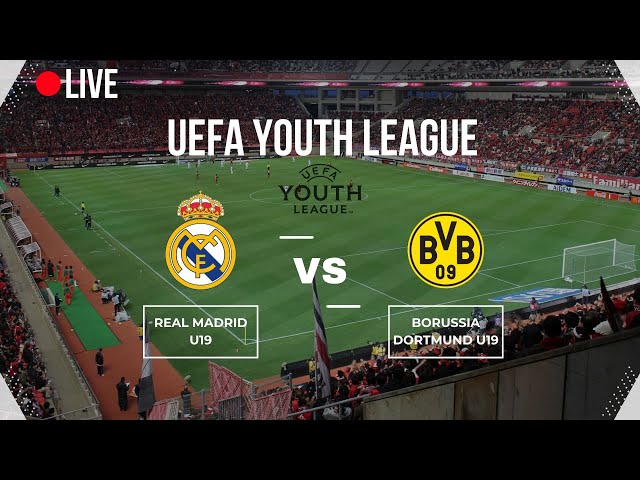 🔴LIVE🔴 | Real Madrid U19 - Borussia Dortmund U19 | ⚽ UEFA Youth League ⚽