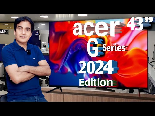 Acer 43 inch GT2851 G Series TV Review | Acer 43" 4K Smart Google TV 2024 Edition #acertv2024 #acer