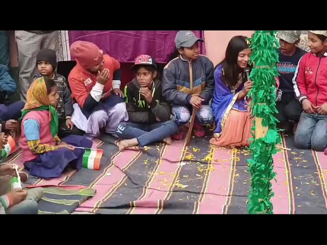 15 August mai mere school Mai ye chota sh program #viral #indian #vlog