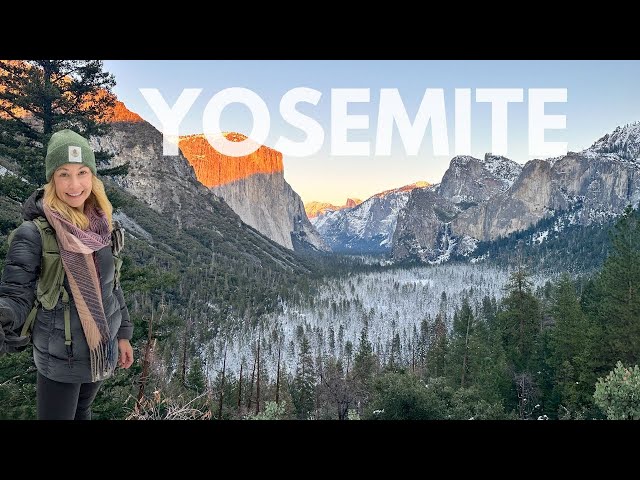 Solo Trip to Yosemite National Park in Winter