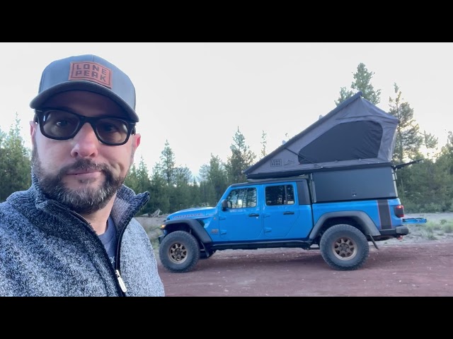 Lone Peak Camper install on my Gladiator Mojave - 1st impressions