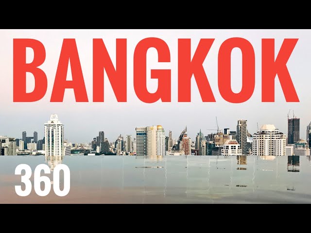 Hilton Rooftop Pool 360 View in Bangkok (Thailand POV VR)