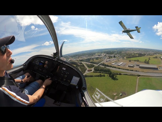 Démonstration vol en patrouille septembre 2021 - Aéroclub St Junien - Vidéo 360°