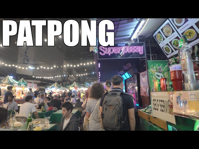 Patpong Night Market and Red Light District in Bangkok