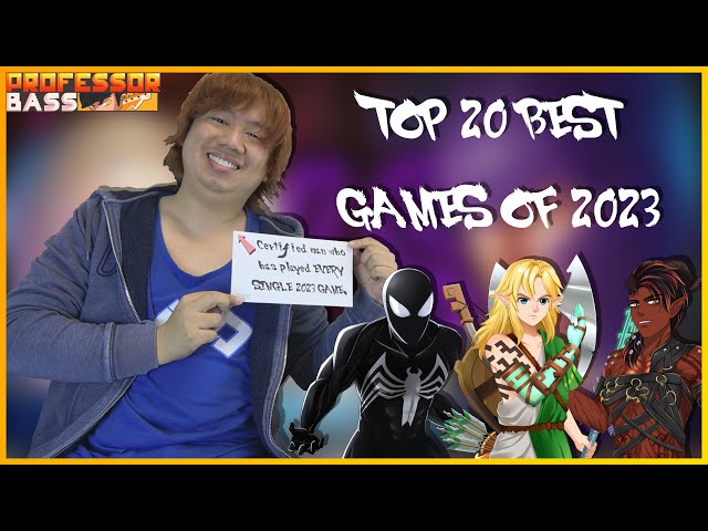 Top 20 Best Games of 2023 - Professor Bass [4K]