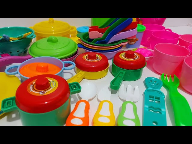 6 Minutes Satisfying with Unboxing HelloKitty Tiny Kitchen Set ASMR | Review Kitchen Playset