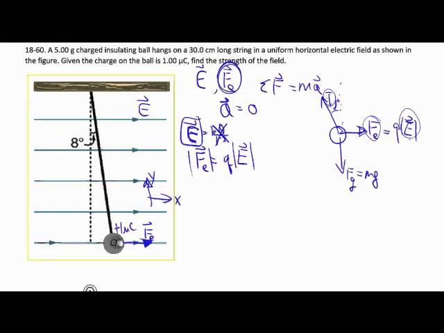 18-60: Electric forces and F = ma