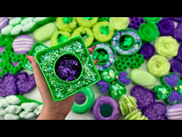 Satisfying ASMR Video | Crushing soap boxes with glitters and foam | Clay cracking | Cutting soap