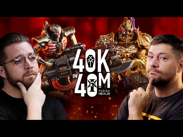 Necrons vs Adeptus Custodes. Bricky vs Nicky! Warhammer 40k in 40m