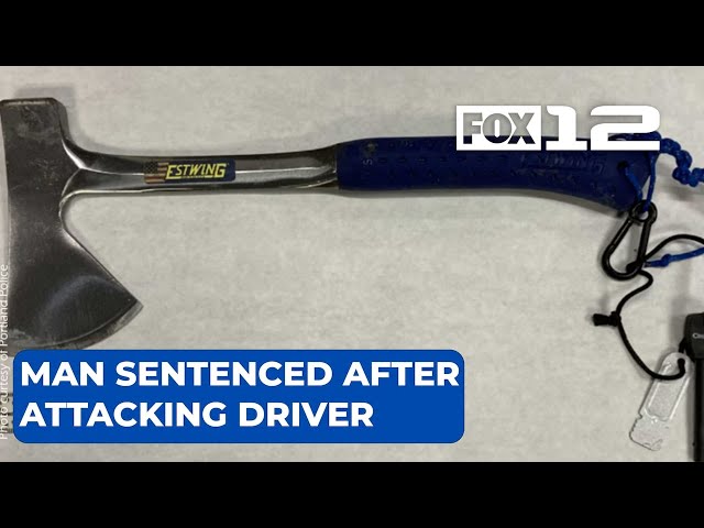 Portland man sentenced after attacking driver with hatchet