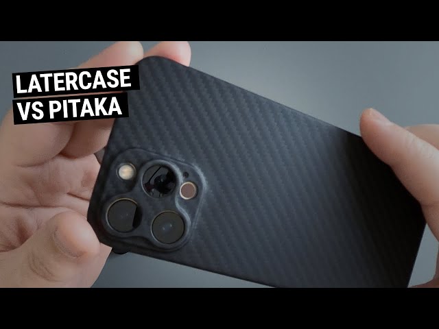 Latercase vs Pitaka Aramid Fiber Ultra Thin Kevlar Phone Cases for iPhone 13 Pro Max Comparison