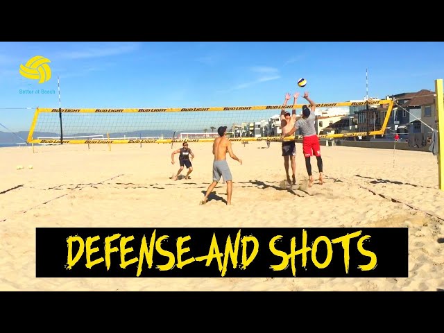 Beach Volleyball Drill | Sideout Drills To Improve Defense and Shot Accuracy