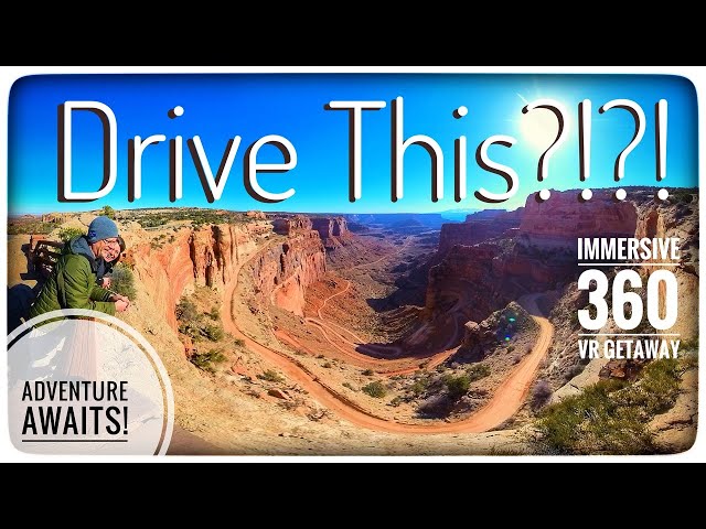 Daredevil Drive 🫣 🚙 🫣Conquering Shafer Canyon