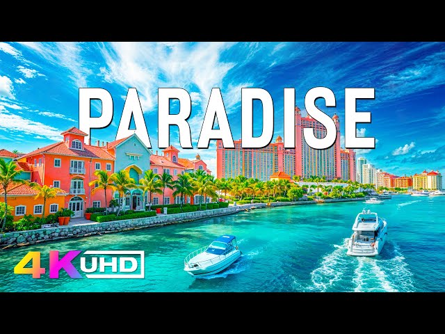 Flying over PARADISE 4K UltraHD - Relaxing Music Along With Beautiful Nature Videos - 4K Video