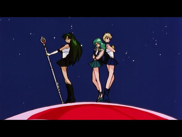 Sailor Moon SuperS The Movie VIZ Dub Outer Senshi/Guardian Speech Erica Mendez Lauren Landa