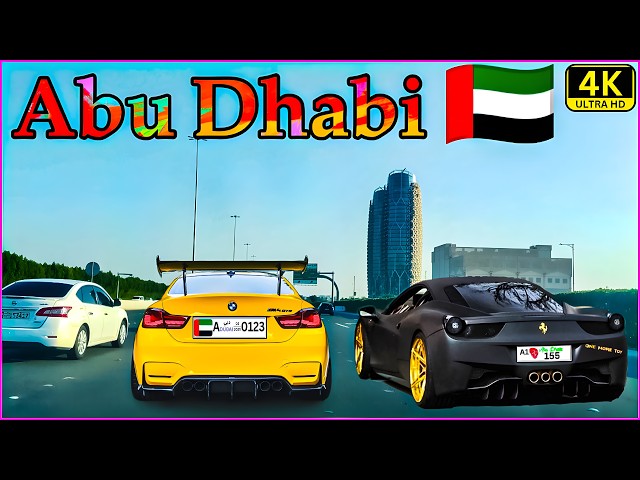 Abu Dhabi Daytime Driving Tour | 4K Travel ULTRA HD