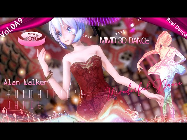 [MMD] Vines 🌸 Sexy VR 360°Dance Alan Walker (Remix New Songs) | シルクの美しい脚、甘いQ爆弾 MMD Vol.0A9 MMD VR