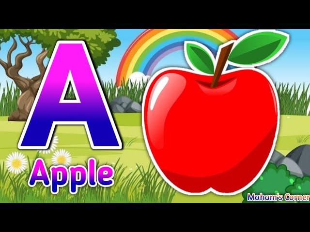 A for Apple B for Ball - Alphabet Phonic Sounds for Toddlers - ABC phonics song