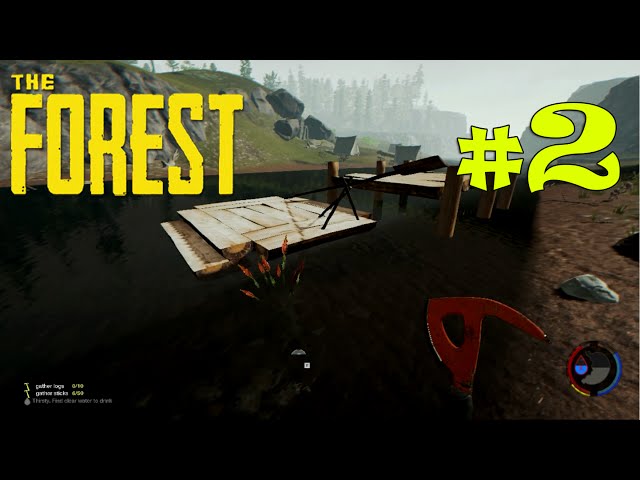 CONSTRUYENDO UNA BALSA | The Forest #2 | Sebaswarplay