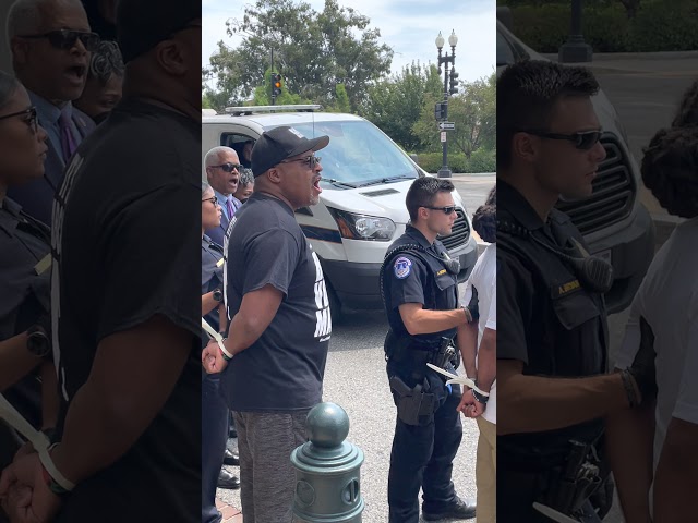 GA Rep. Hank Johnson arrested during protest in Washington, D.C. over voter suppression