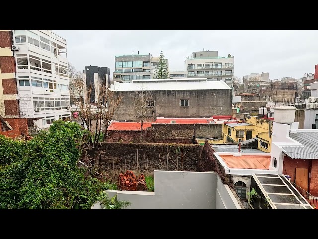 Rain in Buenos Aires with City Sounds Birds 🇦🇷