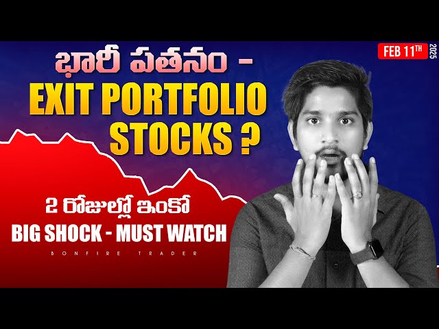 Big Crash Today!  Time to Exit All Stocks?  Major Twists Ahead – Must-Watch Stock Updates!