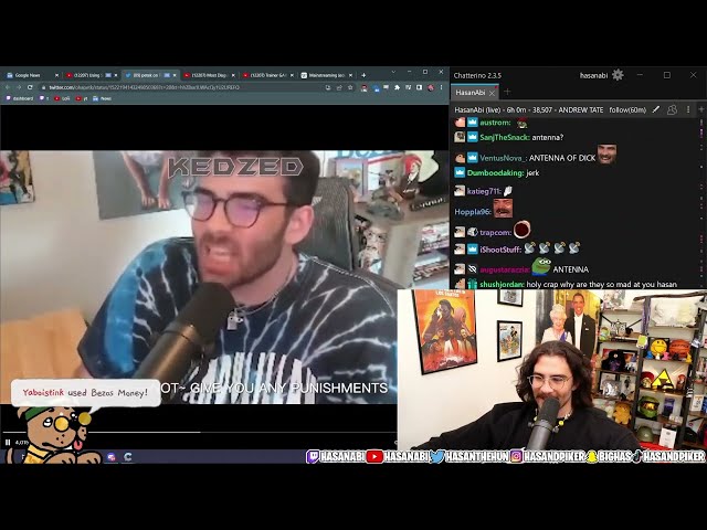 Thread Of Hasan's Turkish Rage Moments | Hasanabi Disciplining Chat