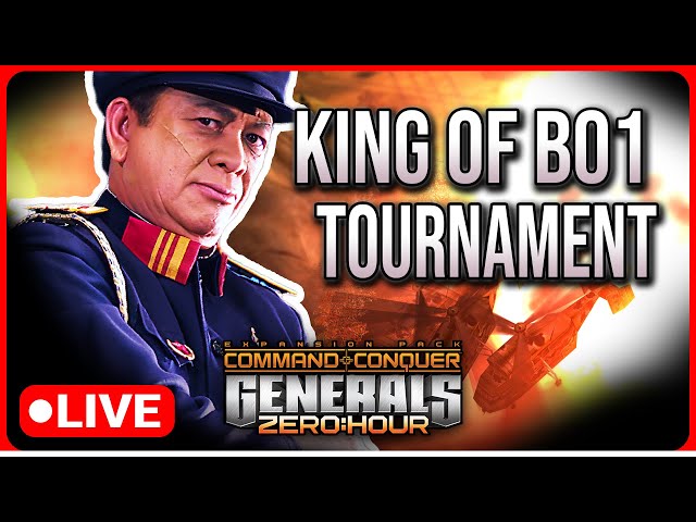 [LIVE] The Entire King of BO1 1vs1 Tournament | C&C Generals Zero Hour