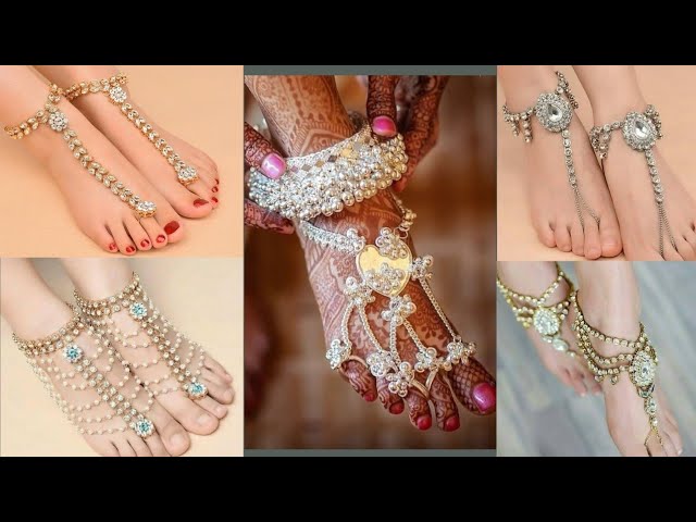 Latest Bridal Payal Designs || Bride Anklets || Silver Payal Anklets Designs