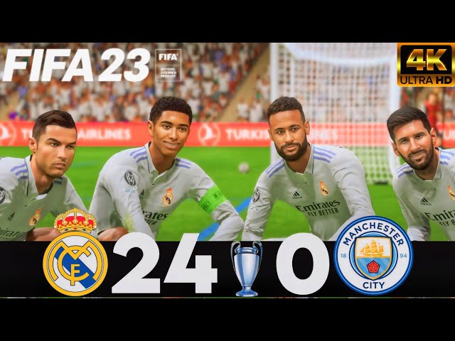 FIFA 23 - What Happen If Ronaldo Messi Neymar And Play Together On Real Madrid