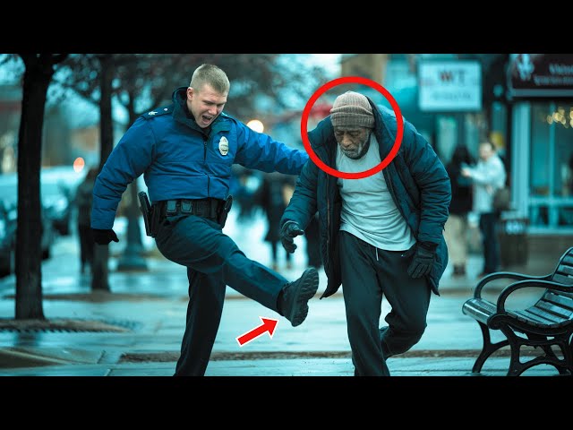 Racist Cop kicks Homeless black man, Later Shocked to Learn He is an Undercover CIA