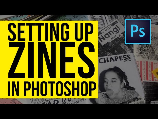 How to Make Your Own Art "Zine" Magazine / Book in Adobe Photoshop